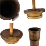 Vintage Wooden Plunger Butter Churn, Handmade Wooden Plunger Butter Churn, Decorative Wooden Plunger Butter Churn - Image 2