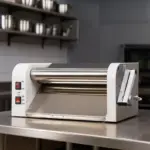 Electric Dough Sheeter Roller, 19.7-inch Stainless Steel Pasta Maker Automatic - Image 3