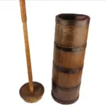Vintage Wooden Plunger Butter Churn, Handmade Wooden Plunger Butter Churn, Decorative Wooden Plunger Butter Churn